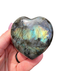 Labradorite Heart - Polished Stone 