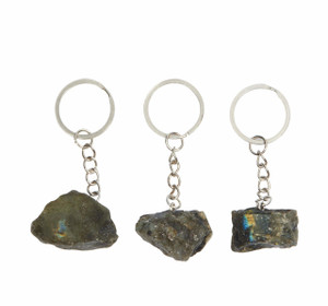 Labradorite Stone Keychain