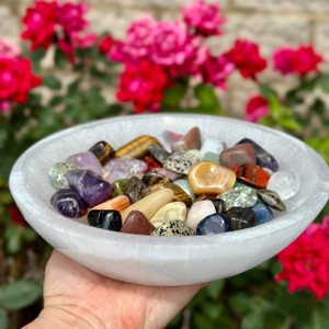 Large Selenite Dish (8") 