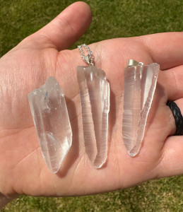 Lemurian Quartz Point Pendant