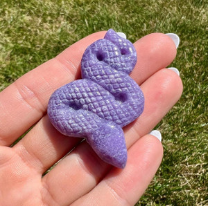 Lepidolite Snake 