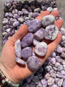 Lepidolite Tumbled Stone (Grade B) 