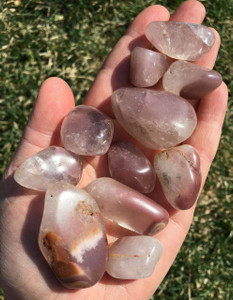 Lithium Quartz Tumbled Stone - Polished Natural Lithium Quartz