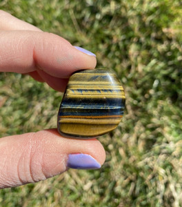 Mixed Mixed Tigers Eye Tumbled Stone - Polished Mixed Tigers Eye Crystal