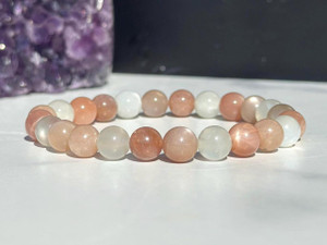 Moonstone & Sunstone Elastic Bracelet Moonstone & Sunstone Elastic Bracelet