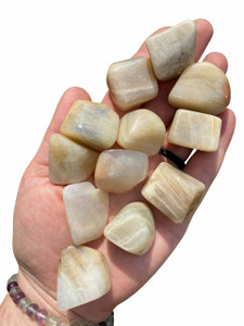 Moonstone Tumbled Stone - Polished Moonstone Crystal