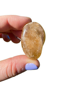 Natural Citrine Tumbled Stone - Polished Citrine Crystal
