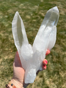 Natural Double Lemurian Quartz Point (Very Unique) - No.40 