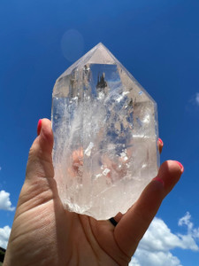 Natural Lemurian Quartz Crystal Point - No.33 