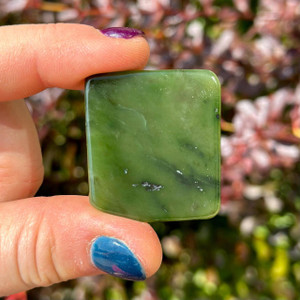 Nephrite Jade Crystal Slice 