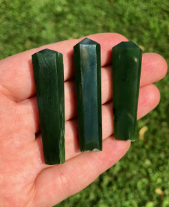 Nephrite Jade Point - Polished Stone Tower