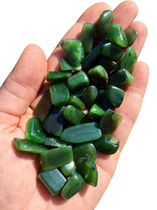 Nephrite Jade Tumbled Stone - Polished 