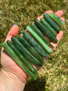 Nephrite Jade Wand - Grade AA Siberian Jade Stone 