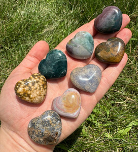 Ocean Jasper Heart 