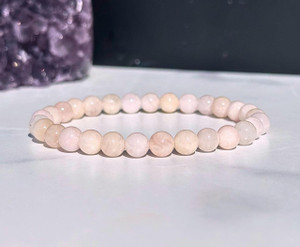 Pink Morganite Elastic Bracelet 
