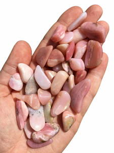 Pink Opal Tumbled Stone - Polished Natural Pink Opal