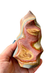 Polychrome Jasper Flame Point 
