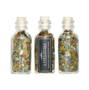 Prosperity and Abundance Crystal Bottle Small Chips