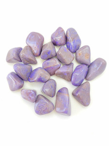 Purple Jade Tumbled Stone Grade AAA - Polished Purple Jade Crystal