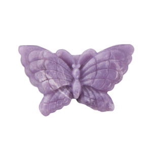 Purple Lepidolite Polished Butterfly Animal Sculpture 