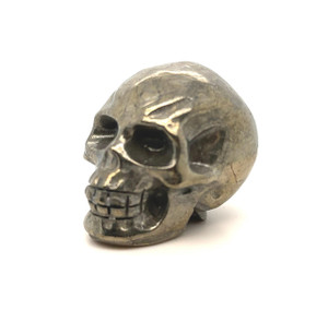 Pyrite Skull Carving 