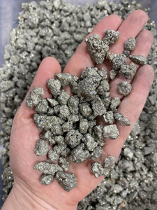 Pyrite Stone Chips Rough 12mm - 18mm 1lb bag