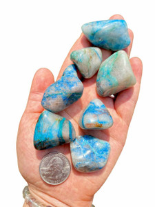 Quantum Quattro Tumbled Stone Grade C - Polished Quantum Quattro Crystal