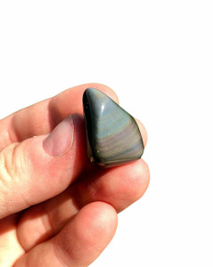 Rainbow Obsidian Tumbled Stone - Polished Rainbow Obsidian Crystal