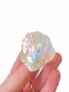 Raw Angel Aura Quartz Crystal