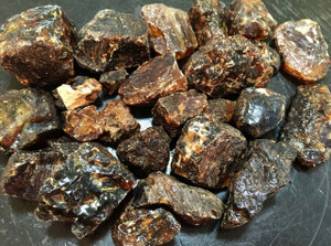 Raw Black Amber