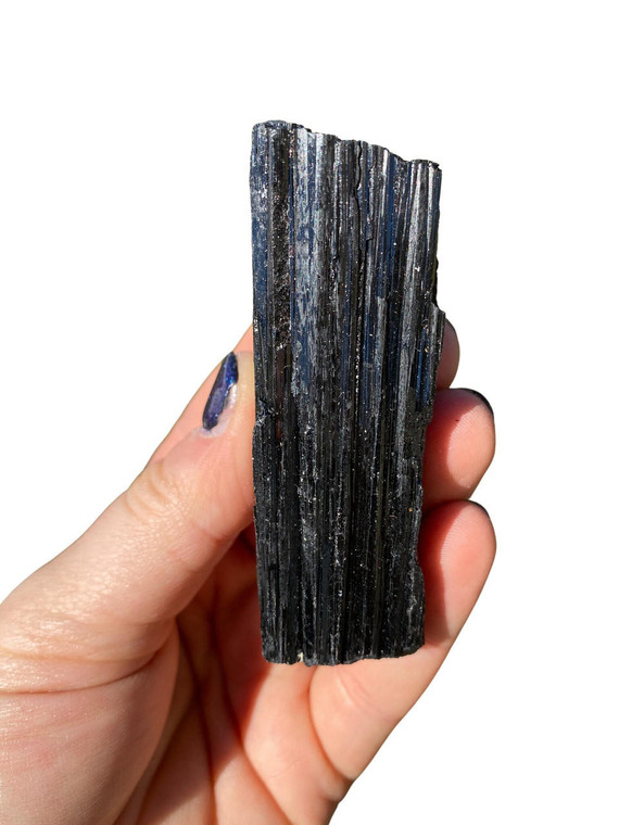 Raw Black Tourmaline Log