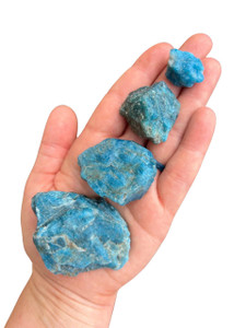 Raw Blue Apatite Stone