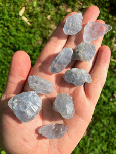 Raw Celestite Crystal Cluster - mini