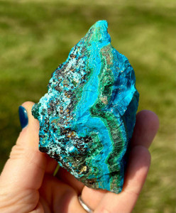 Raw Chrysocolla Malachite Specimen 
