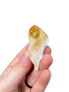 Raw Citrine Crystal Point Treated