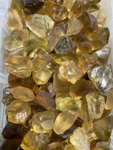 Raw Citrine Natural Crystal - Grade AA