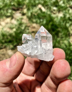 Raw Clear Quartz Crystal Cluster