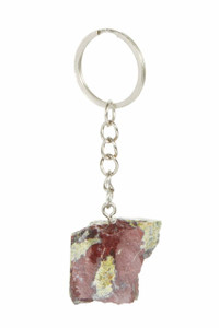 Raw DragonS Blood Jasper Stone Keychain