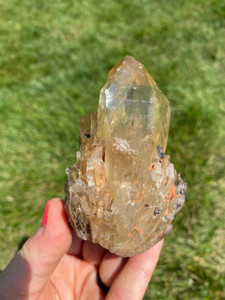 Raw Kundalini Citrine Natural Crystal Cluster