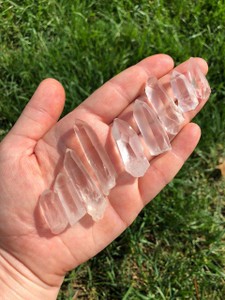Raw Lemurian Quartz Crystal Point - Natural