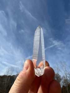 Raw Lemurian Seed Quartz Crystal Point - Lemurian Quartz