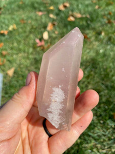 Raw Lithium Quartz Crystal Point - 23