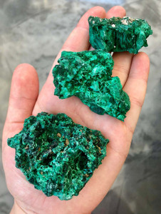 Raw Malachite Cluster