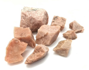 Raw Peach Moonstone Stone