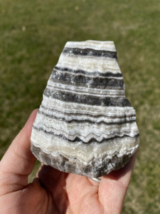 Raw Phantom Calcite Crystal - Zebra Calcite