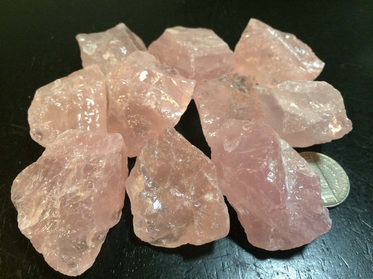 Raw Rose Quartz Crystal - Natural Rose Quartz
