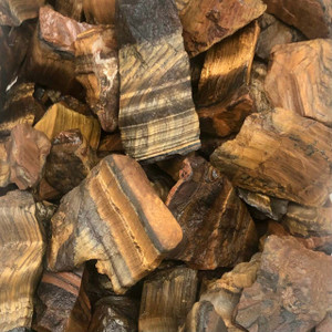 Raw Tigers Eye Stone - Sliver or Chip Small
