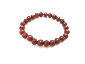 Red Jasper Elastic Bracelet - 6mm and 8mm Beads