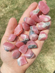 Rhodochrosite Tumbled Stone Grade AAA - Polished Rhodochrosite Crystal