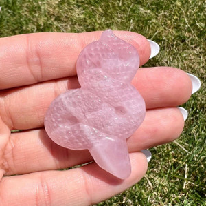 Rose Quartz Snake 